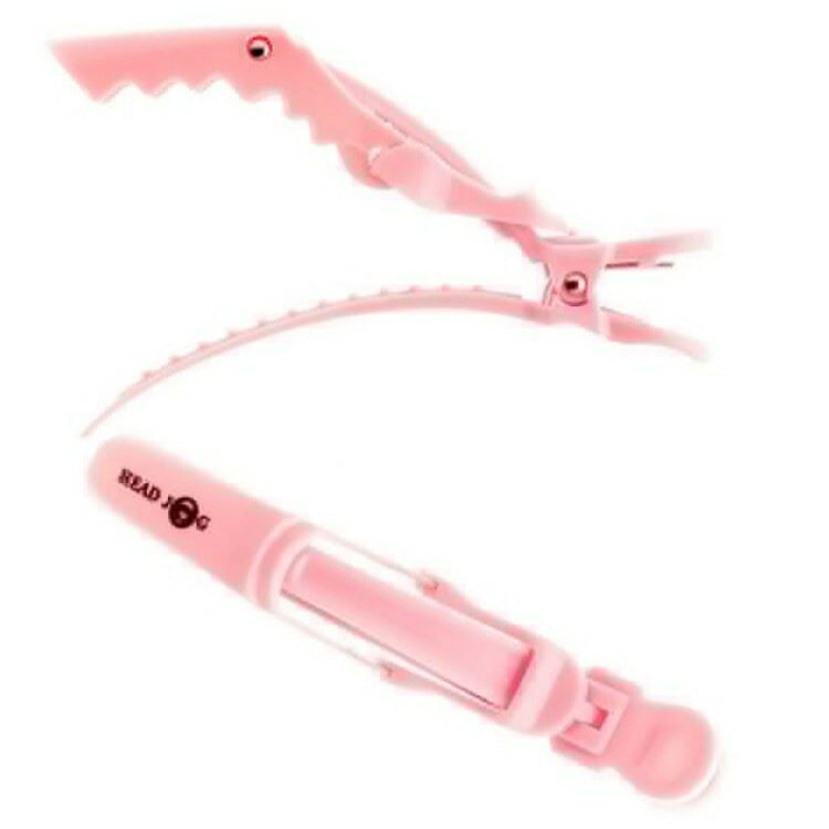 Hairtools Dino Clips Pink pk4 1