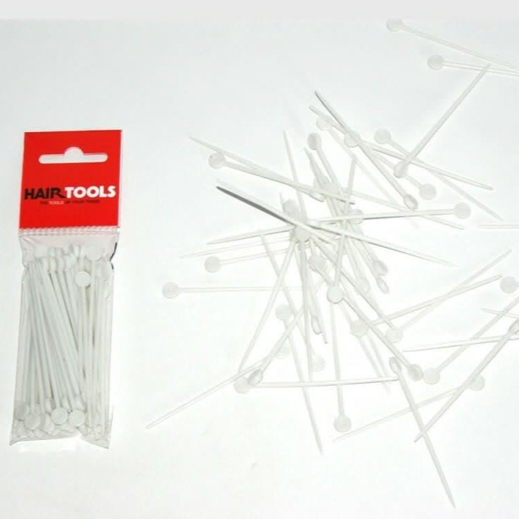 Hairtools Deluxe Plastic Roller Pins x 50 1